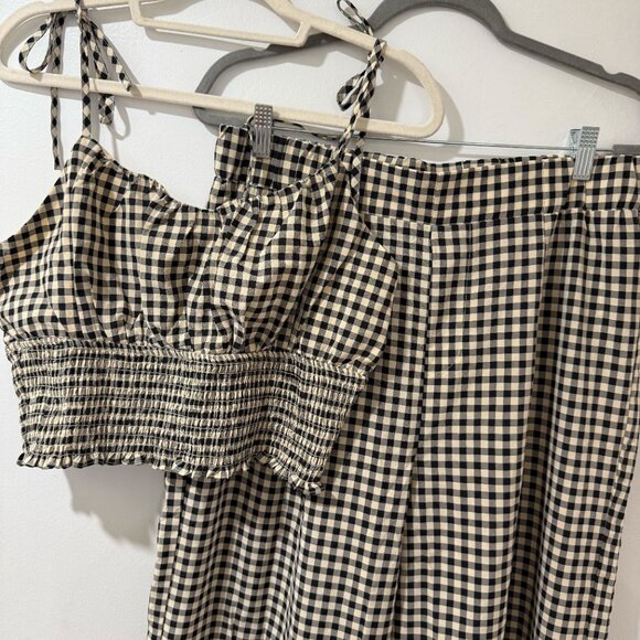 🖤 VICI Collection Gingham Two-Piece Set (Top + Pants) - Size L/XL, New 🖤 - Picture 3 of 12